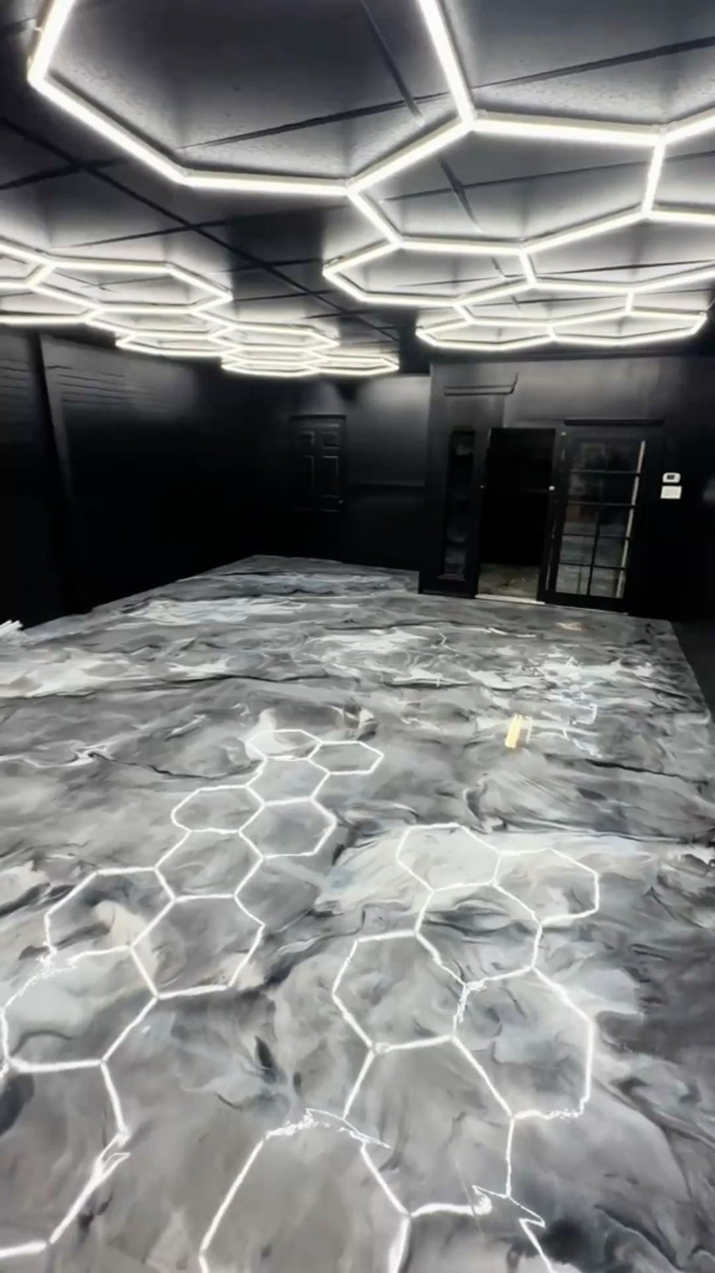 Designer resin flooring